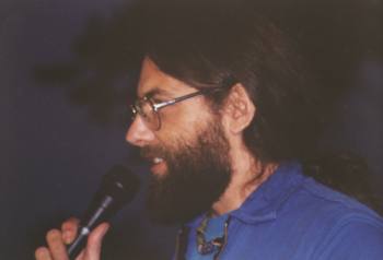 1st Festival for acoustic music at the Ettelrieder Holzleg for the public benefit 1992 - Moderation Wolfgang Ficker