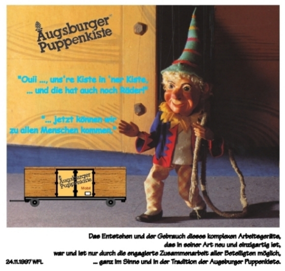 1. Deutschland Tournee Augsburger Puppenkiste 1998/99 - Das Augsburger PuppenkistenMobil