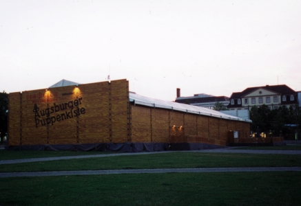 1st German Tour Augsburger Puppenkiste 1998/99 - The Augsburger PuppenkistenMobil, the mobile tour-stage of the most famous German marionette-theater Augsburger Puppenkiste